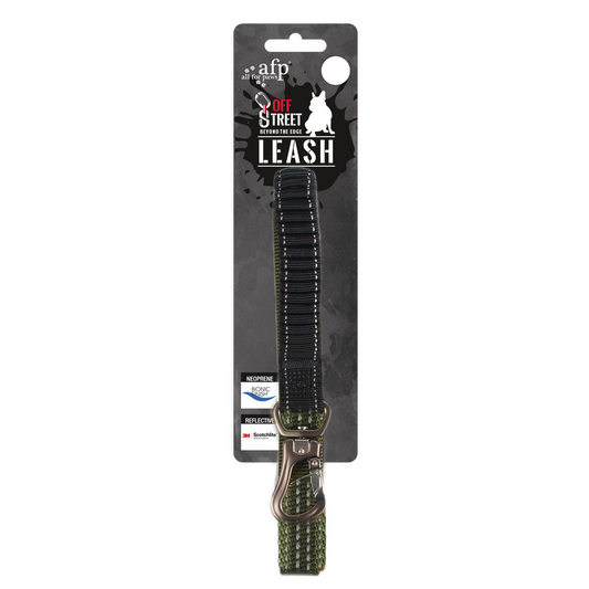 Laisse Confort Vert Olive - Taille M