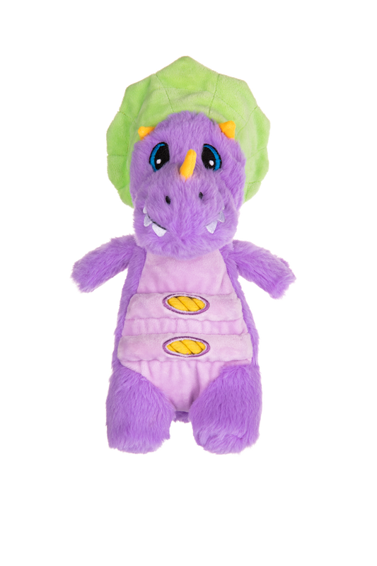 Doudou Benny le Brachiosaure Violet