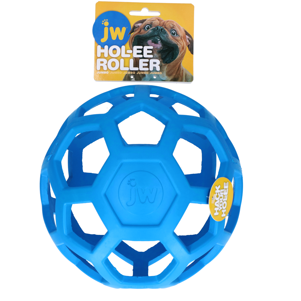 Balle Hol-ee Roller Bleue - Taille Jumbo