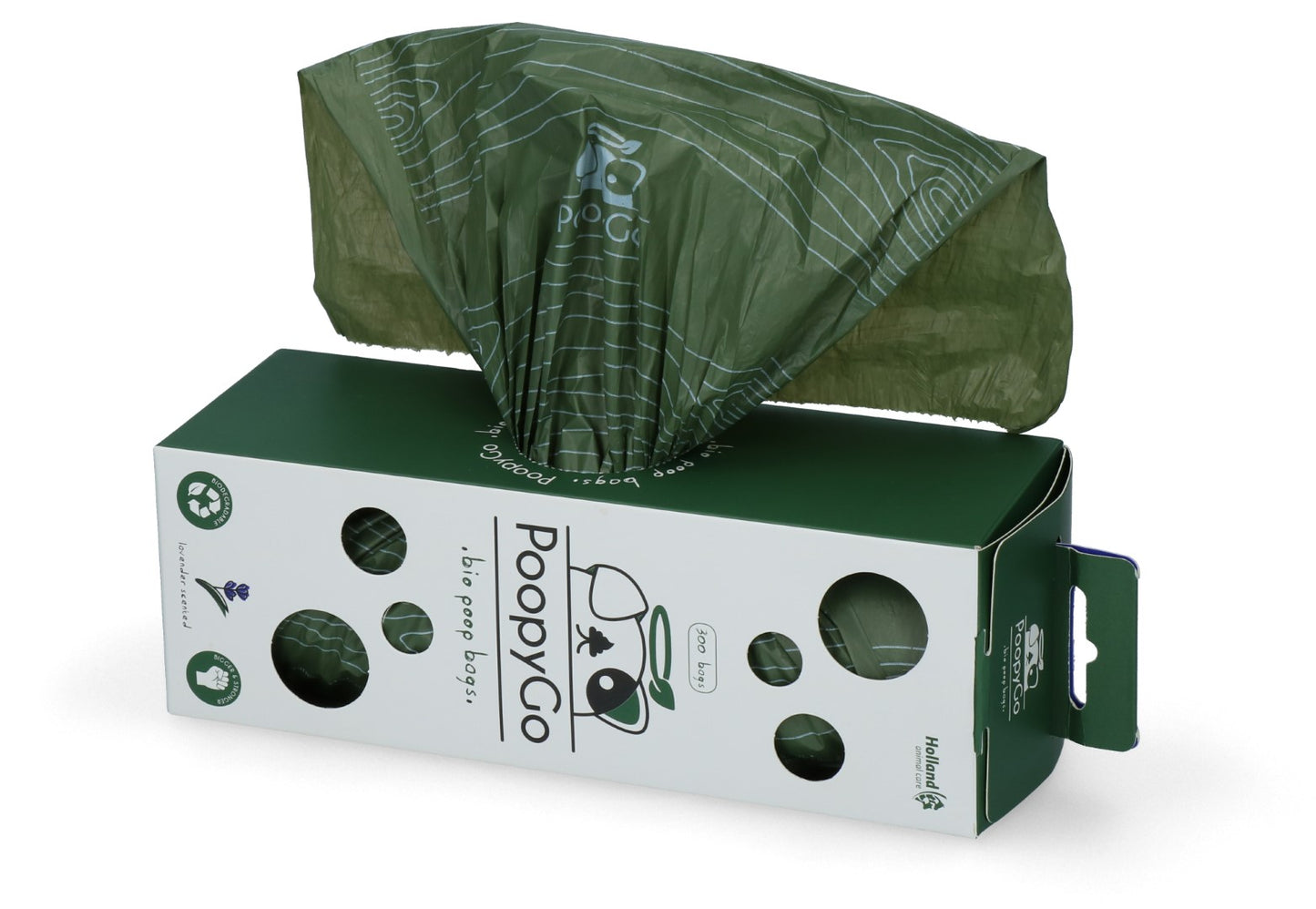 Biologisch abbaubare Kotbeutel Lavendel - 300 Stk.