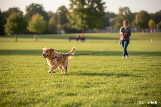 Longe d'Entraînement Coachi Bleu et Corail 10 m