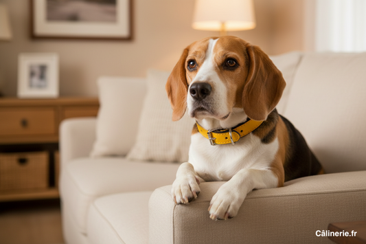 Collare imbottito Gloria Giallo 40 x 2 cm