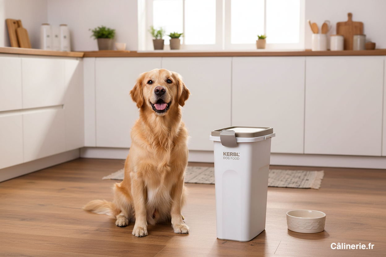 Boîte à Croquettes Hermétique Kerbl 15L