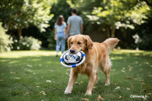 Frisbee Real Madrid Ballon avec Corde 22 cm