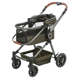 Poussette vert olive jusqu'à 22 kg