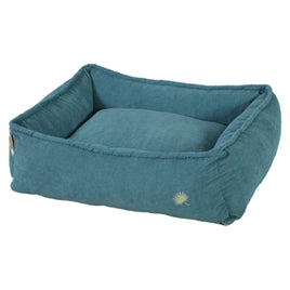 Panier Toscane velours côtelé bleu/turquoise 70