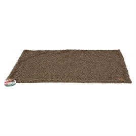 Couverture Billy polycotton éponge marron XL