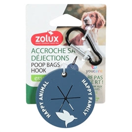 Porte-sachets silicone bleu
