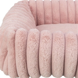 Panier velours côtelé Lonni rose