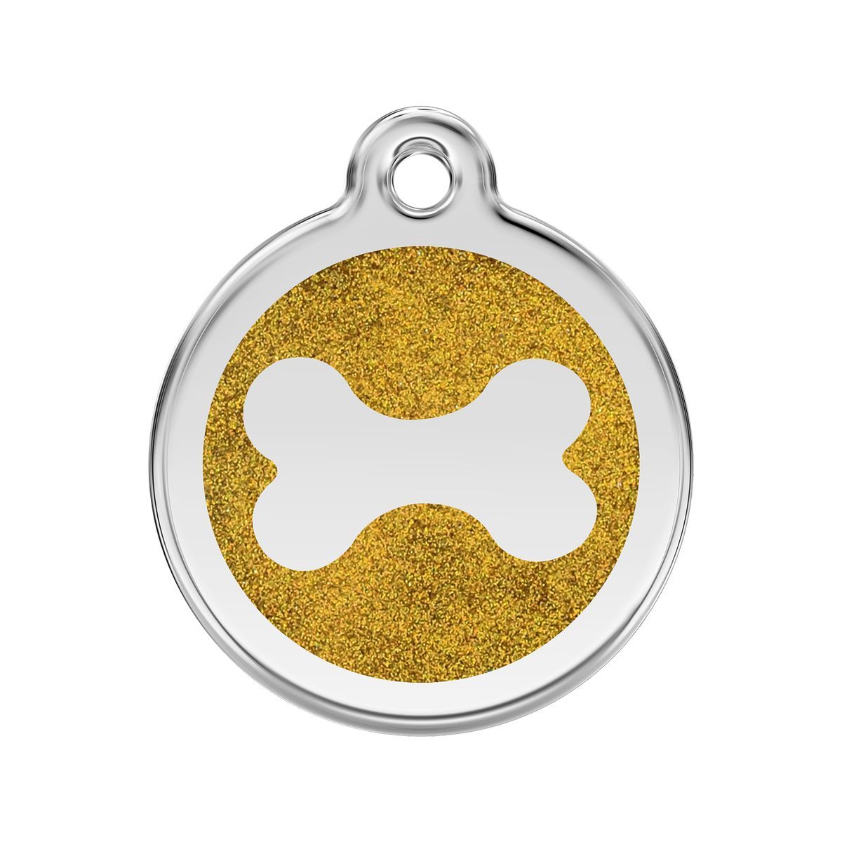 Médaille Os Pailletée