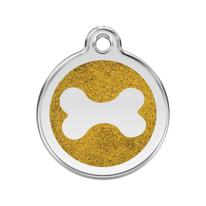 Médaille Os Pailletée