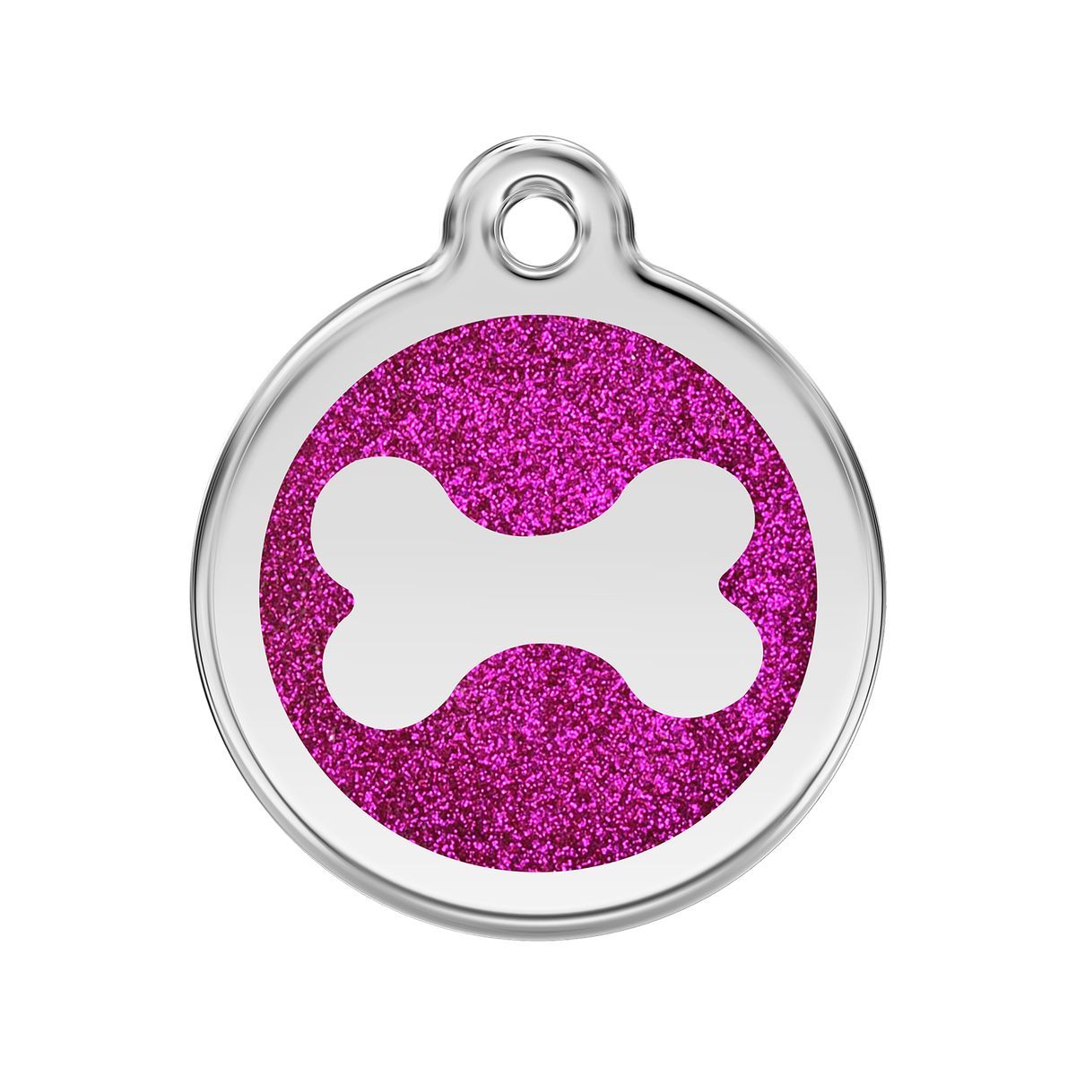 Médaille Os Pailletée