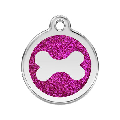 Médaille Os Pailletée