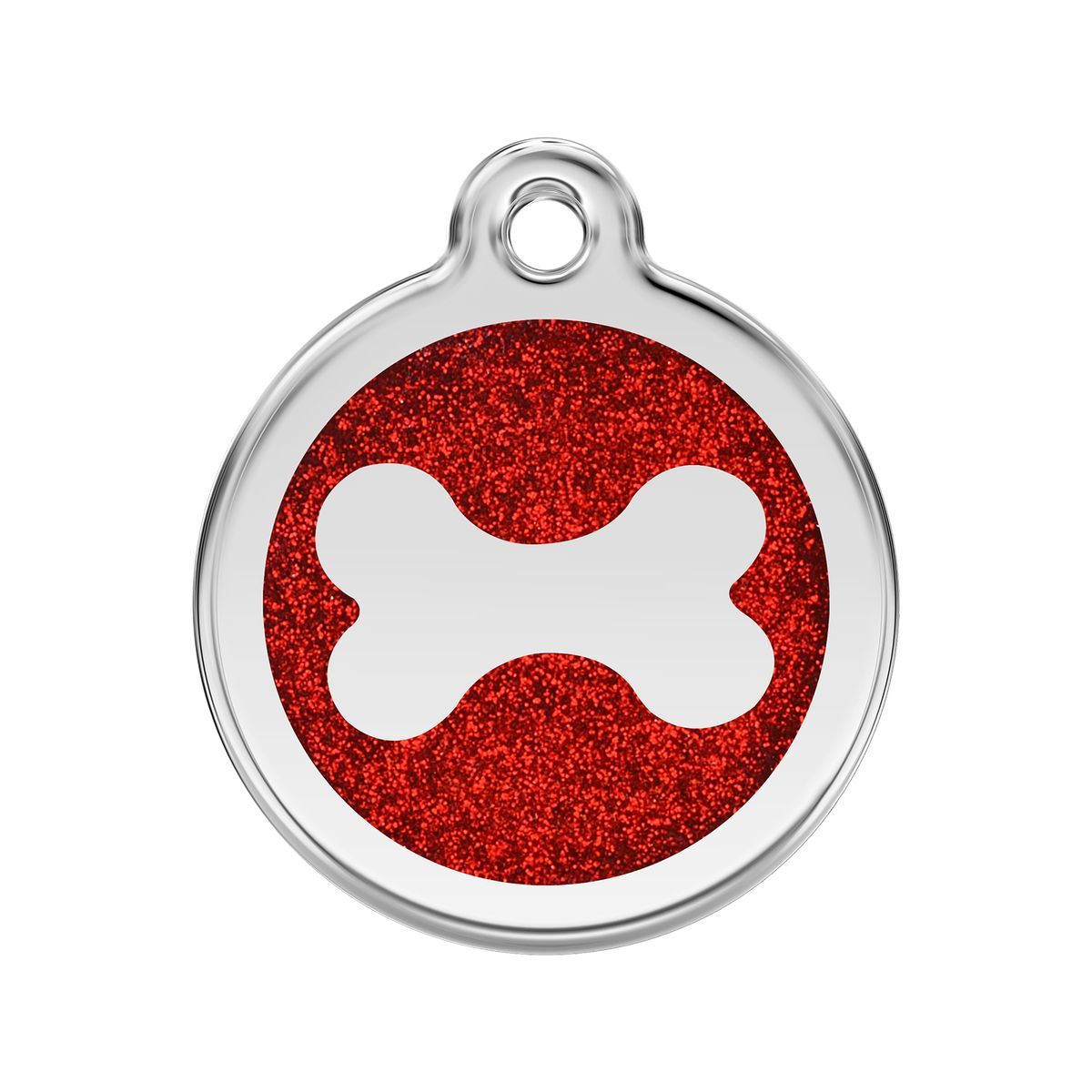 Médaille Os Pailletée