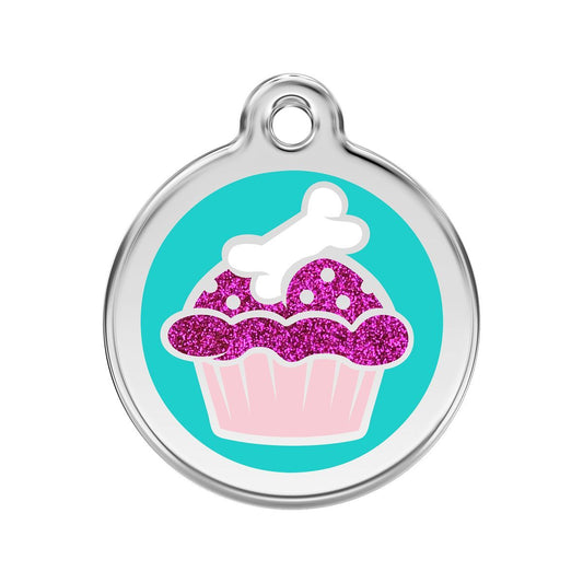 Medaille Glitzernder Cupcake  