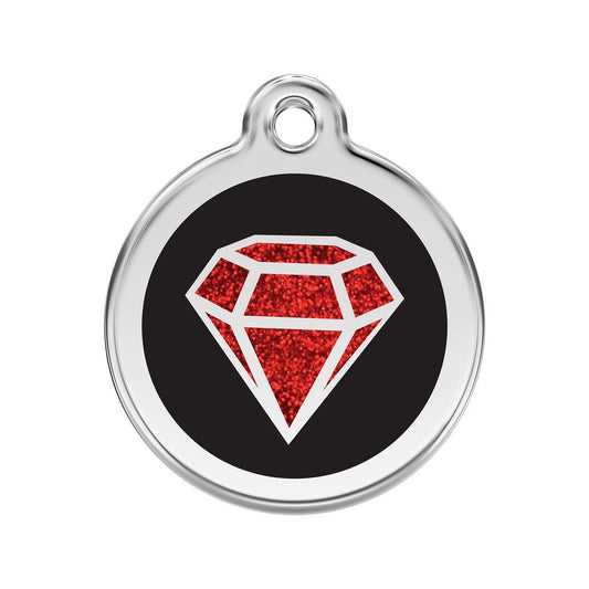 Glitter Ruby Medal