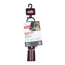 Collier Bivouac Zolux Rouge S 25-35 cm