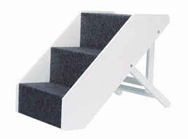 Escalier réglable blanc 67x40 cm