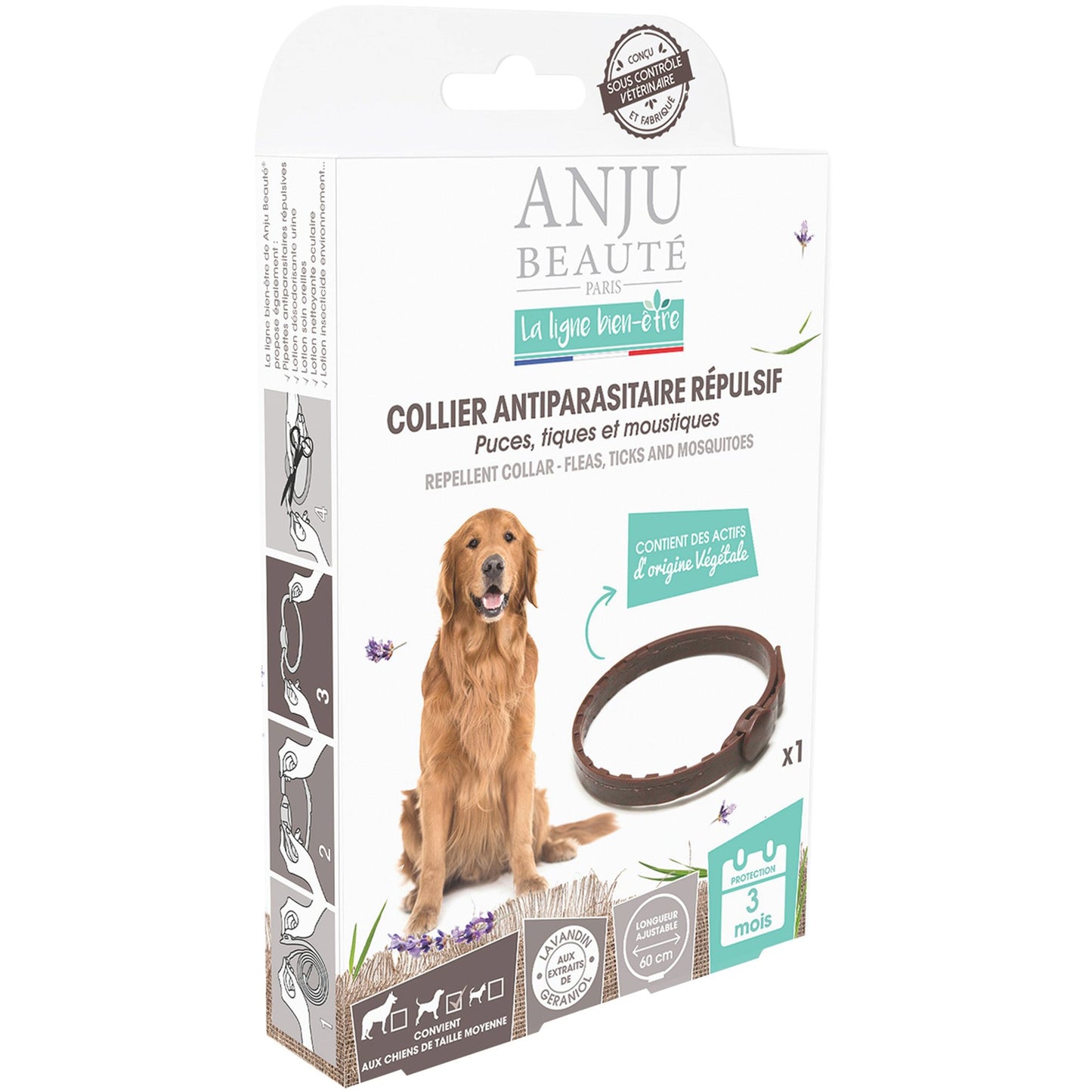 Collier antiparasitaire répulsif