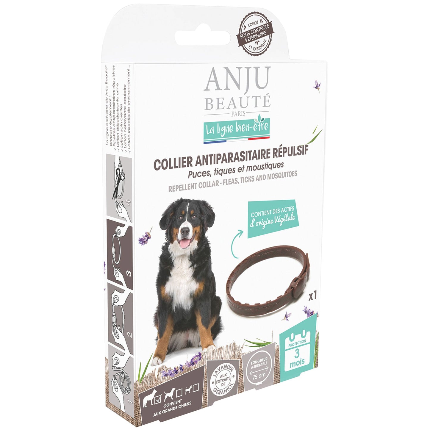 Collier antiparasitaire répulsif