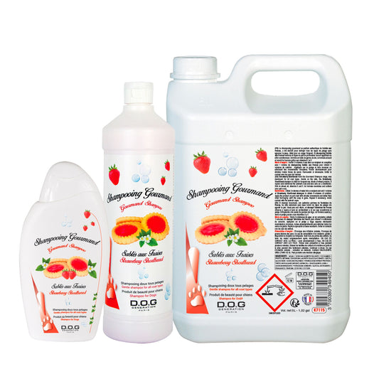 Shampoing Gourmand Sablé aux Fraises