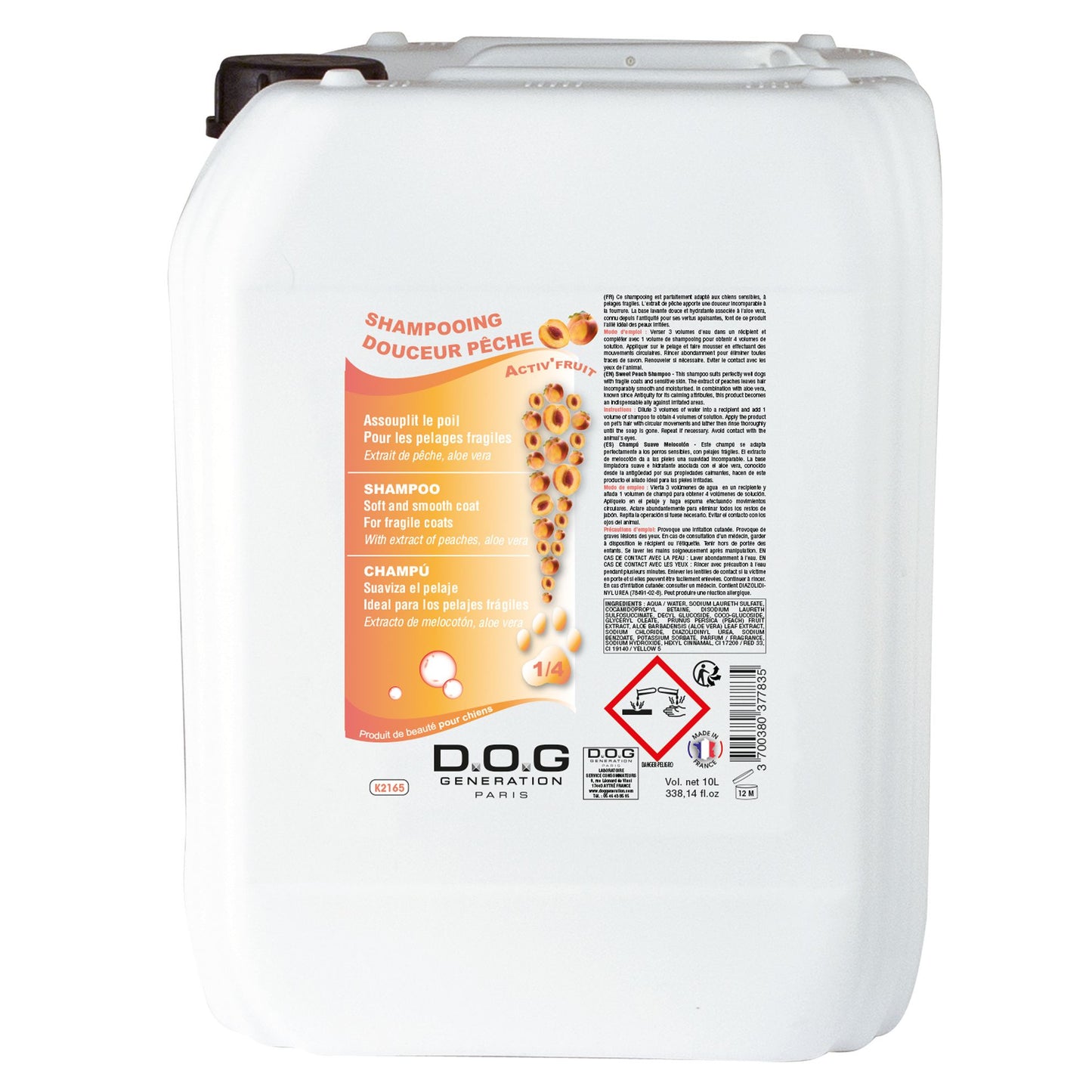 Shampoing Douceur Pêche