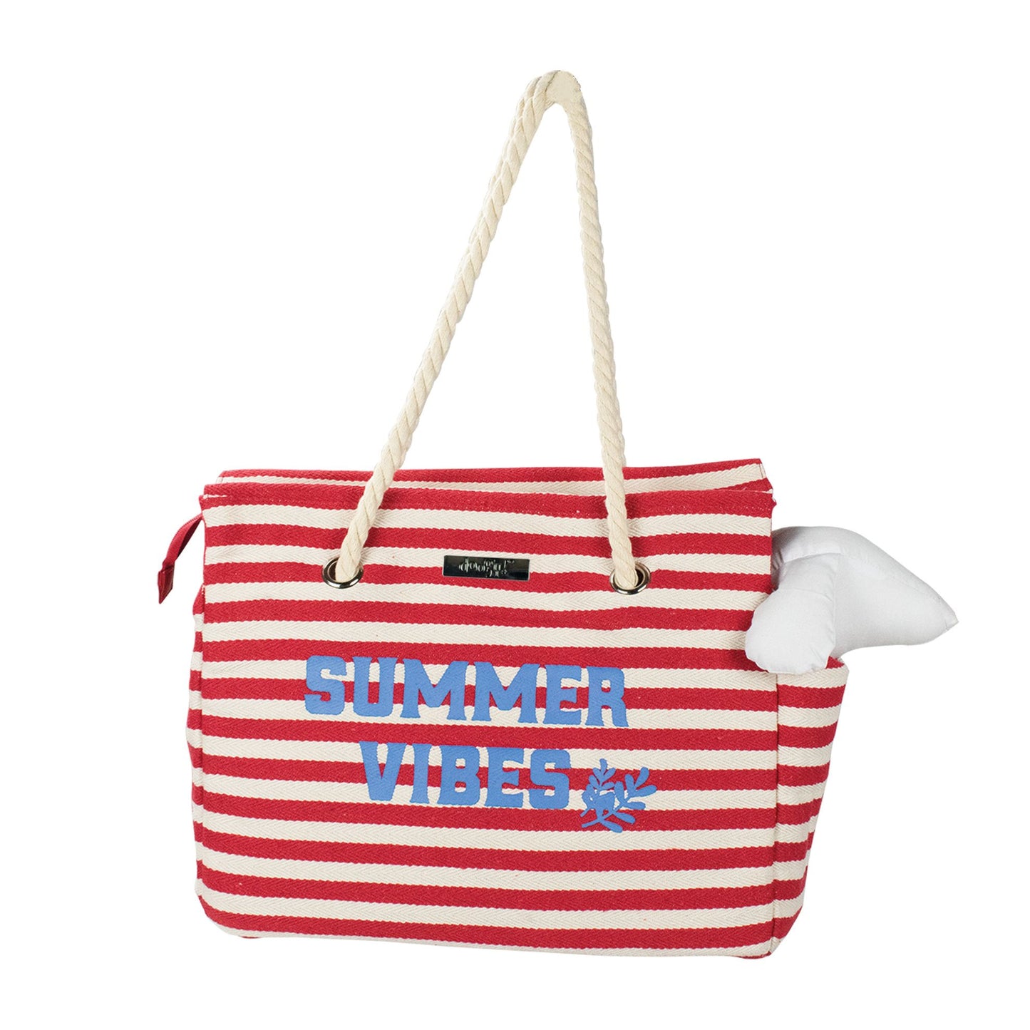 Sac de transport Summer Vibes rayé 41x19x32cm