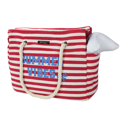 Sac de transport Summer Vibes rayé 41x19x32cm