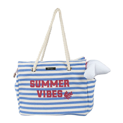 Sac de transport Summer Vibes rayé 41x19x32cm