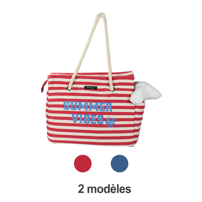 Sac de transport Summer Vibes rayé 41x19x32cm