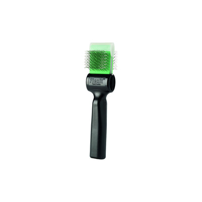 Brosse Twins finition verte picots souples