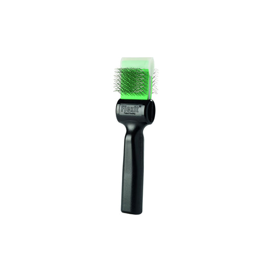Brosse Twins finition verte picots souples