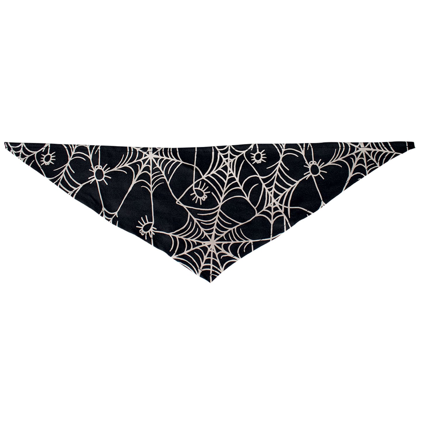 Bandana toiles d'araignées phosphorescent