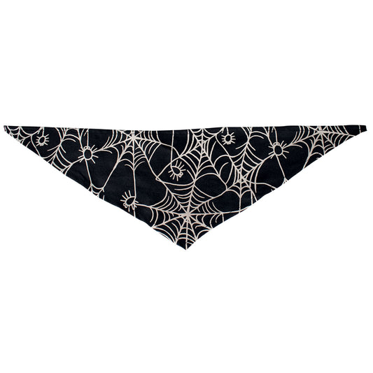 Bandana toiles d'araignées phosphorescent