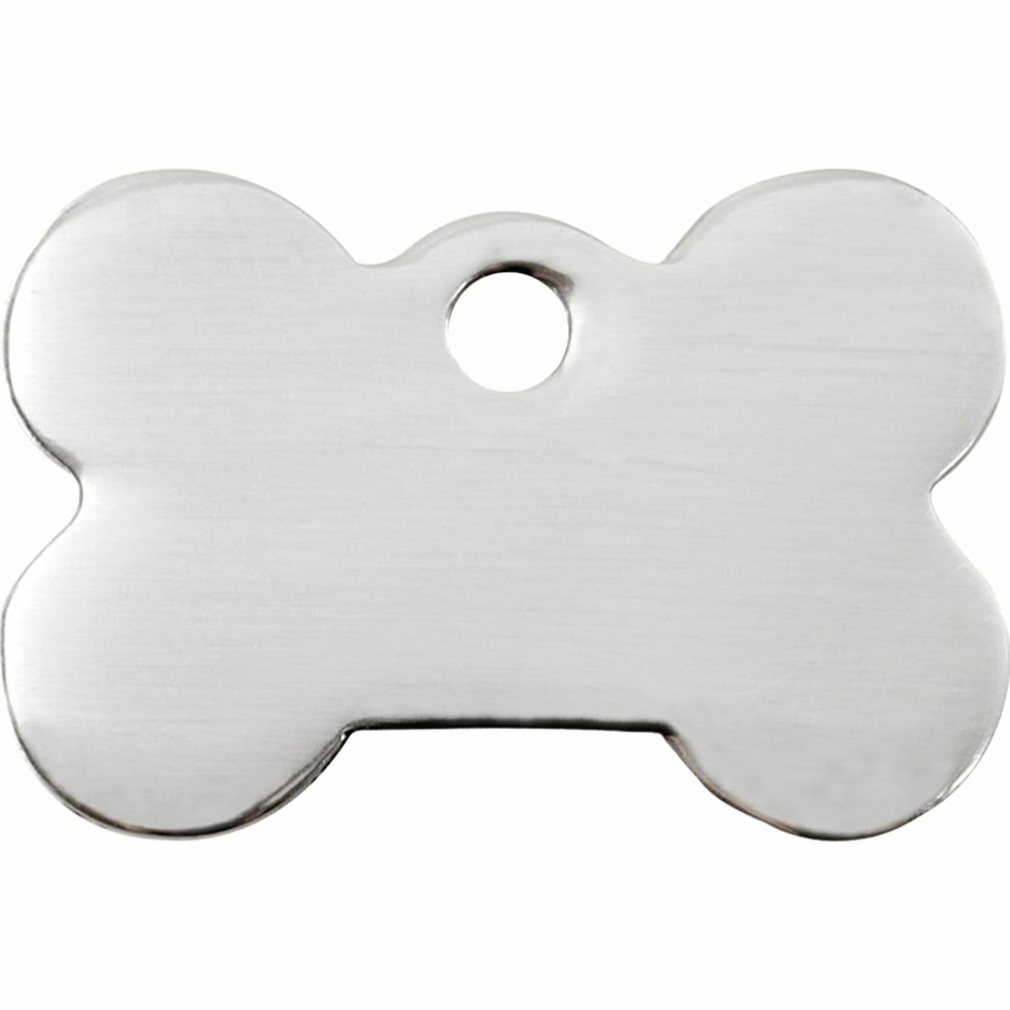 Médaille os acier inoxydable argentée