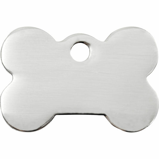 Médaille os acier inoxydable argentée