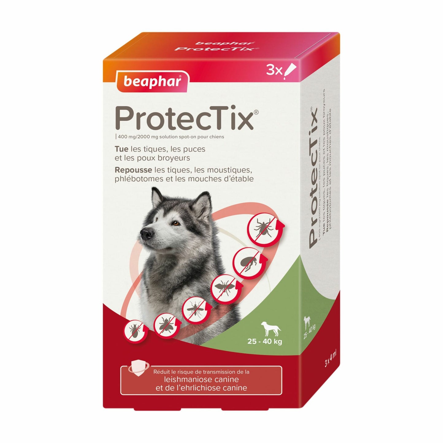 Protectix® Spot-On – 3 pipettes antiparasitaires