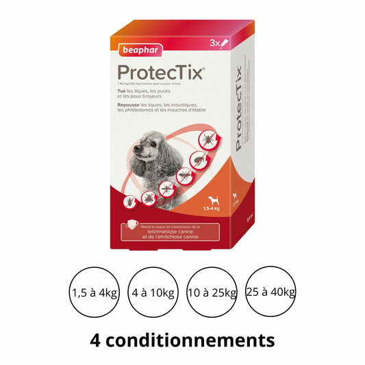 Protectix® Spot-On – 3 pipettes antiparasitaires