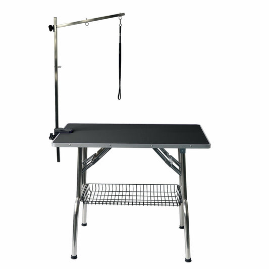 Table pliante à potence simple sans roulette
