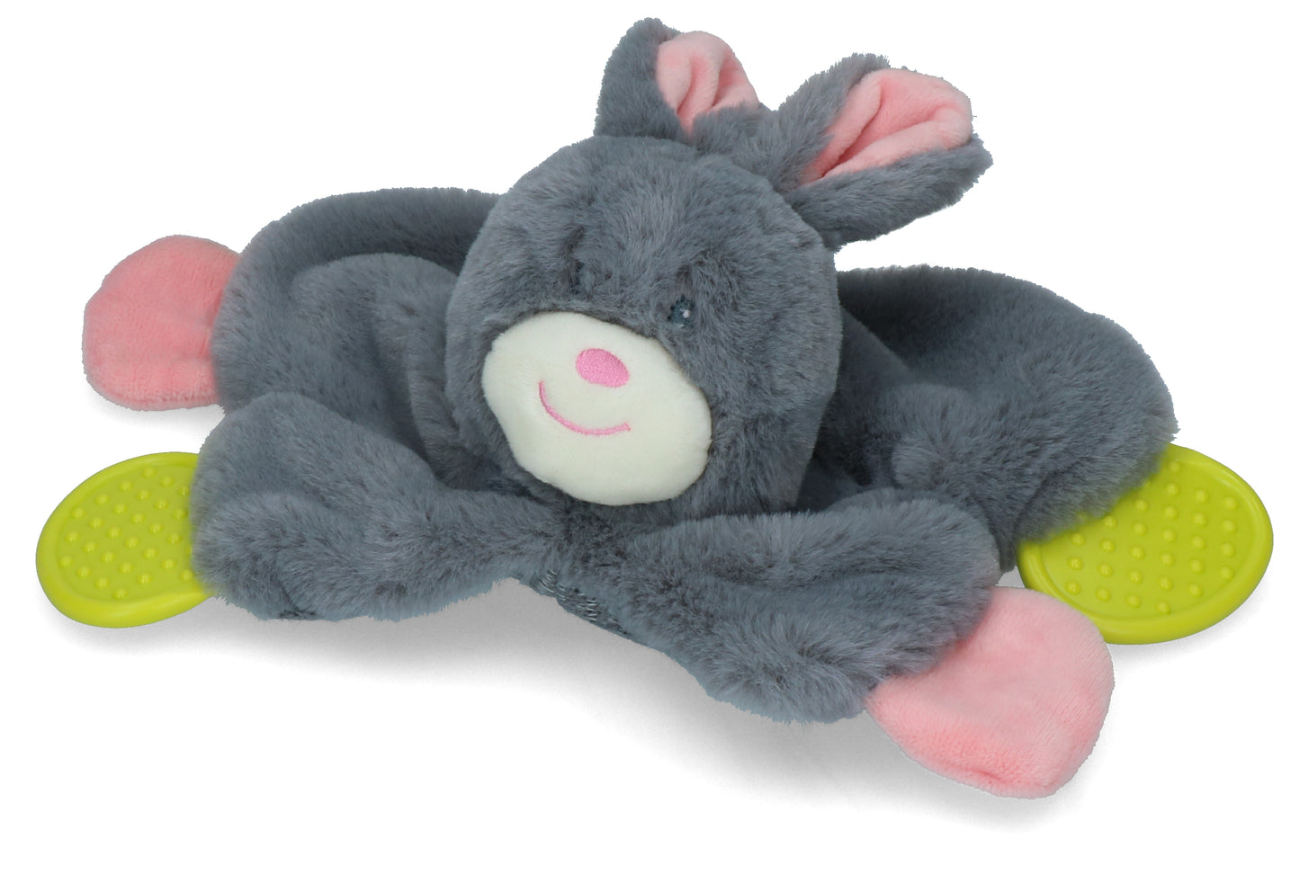 Doudou Lapin À Mâcher Craquant Lavande