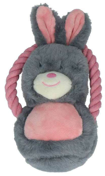 Doudou Lapin Balançoire Corde Lavande