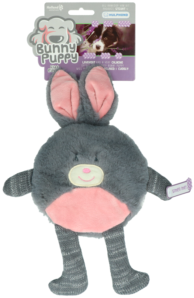 Doudou Lapin Plat Lavande