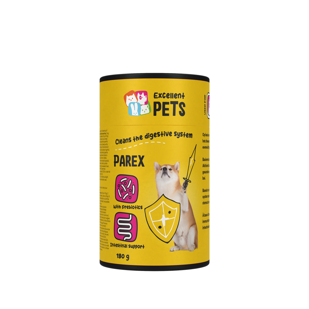 Dog Parex - Complément digestif en croquettes - 180 g