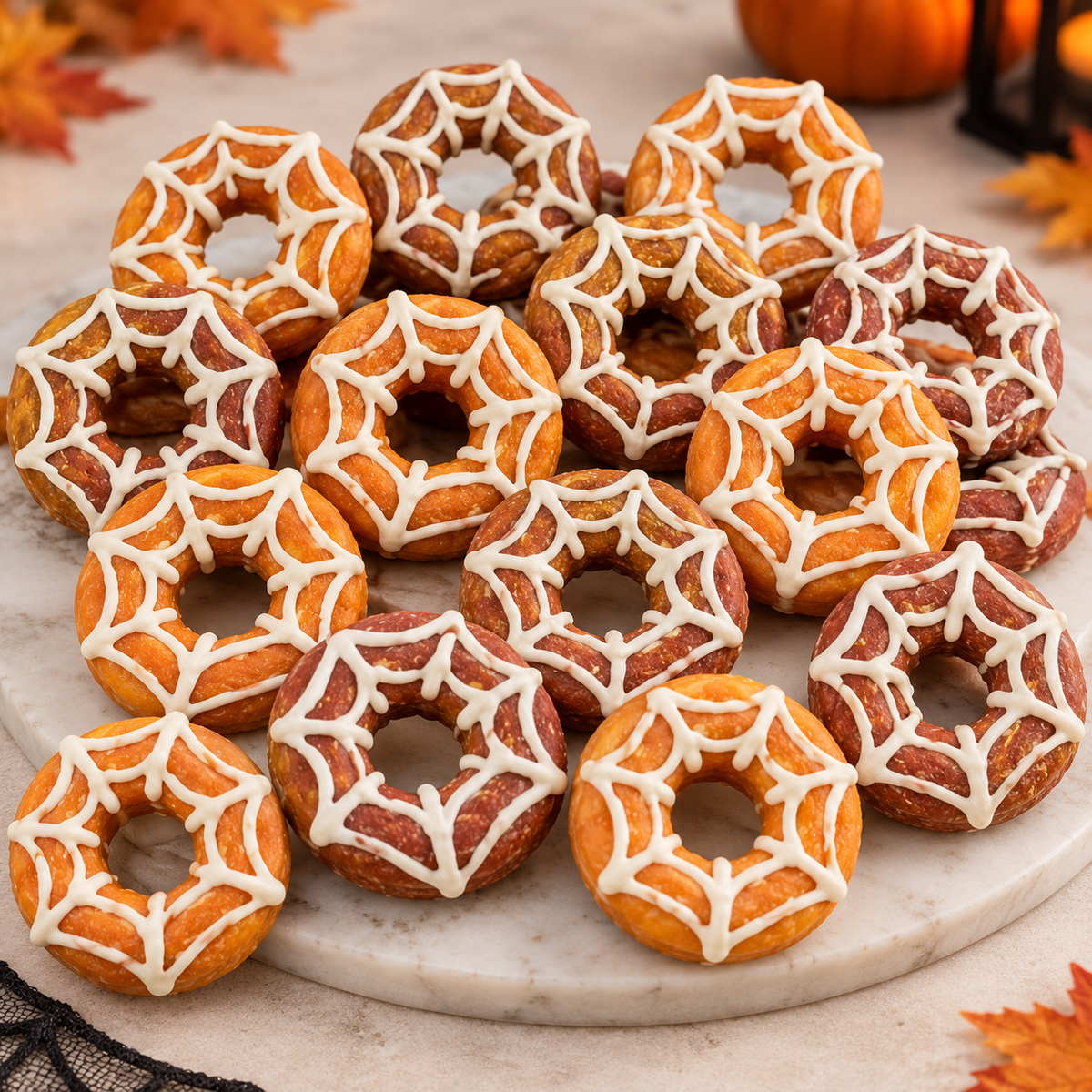 Lot de 20 donuts d’Halloween à mâcher