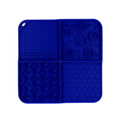 Leckmatte Quadratisch Blau 21x21 cm