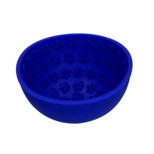 Gamelle Anti-Glouton Oscillante Bleue