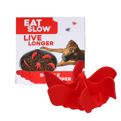 Gobble Stopper Anti-Glouton Rouge - Taille M