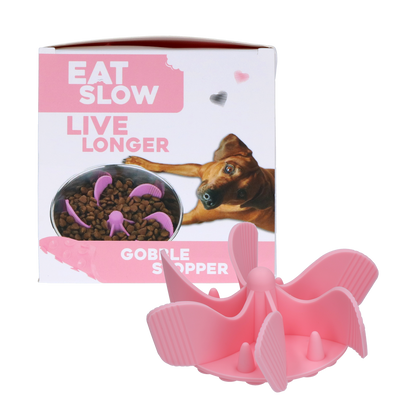 Gobble Stopper Anti-Glouton Rose - Taille M