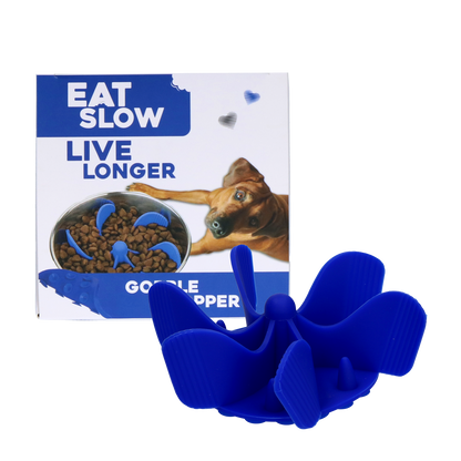 Gobble Stopper Anti-Glouton Bleu - Taille M