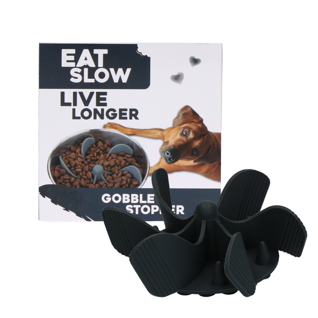 Gobble Stopper Anti-Glouton Gris - Taille M